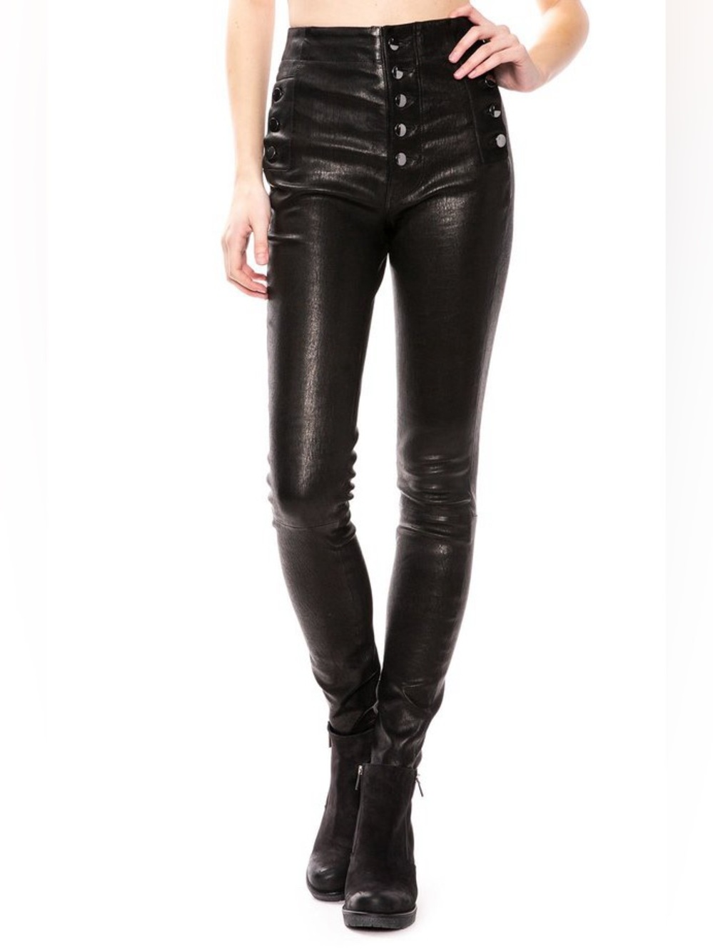 J Brand Natasha Leather Pants, size 25